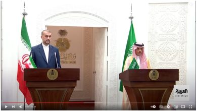 تصريحات وزير الخارجية الايراني واصفا الخليج العربي بالفارسي